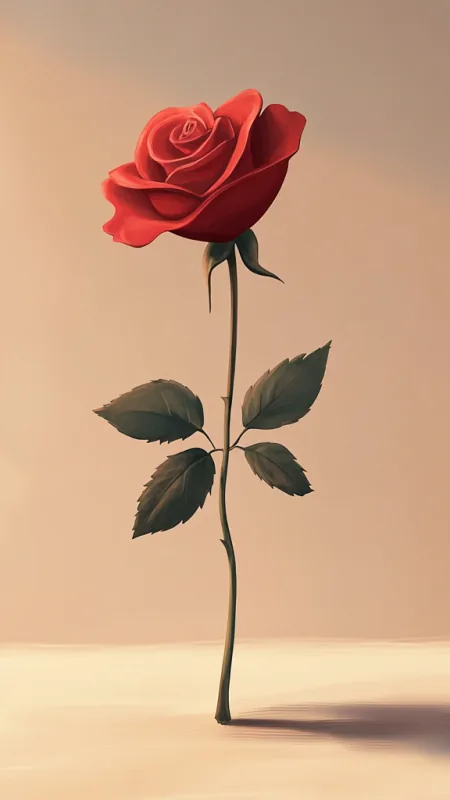 Red Rose HD Flowers Wallpaper
