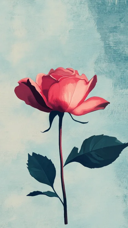 Red Rose HD Flowers Wallpaper