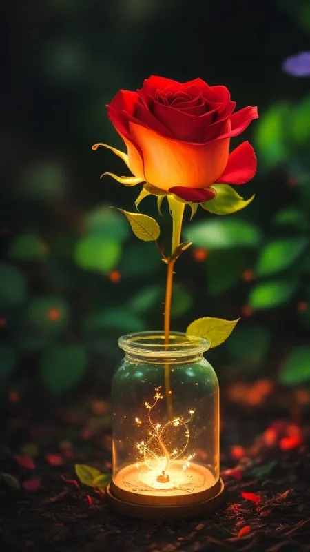 Red Rose HD Flowers Wallpaper