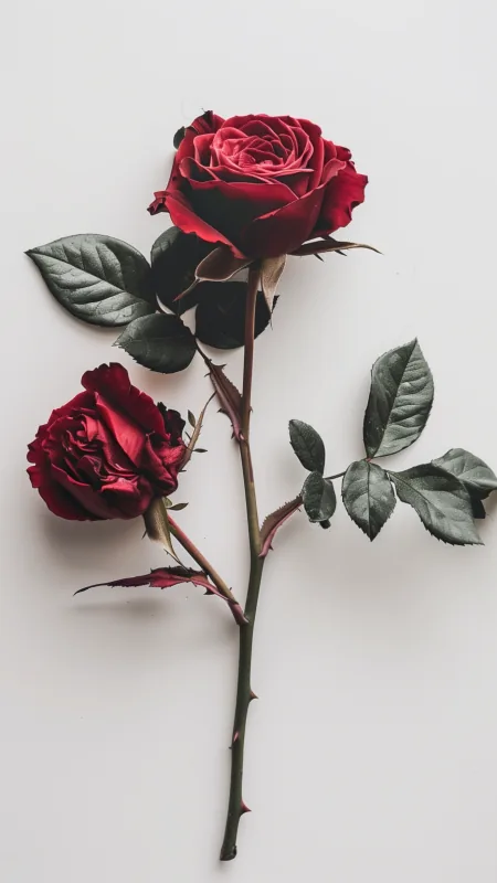Red Rose Flowers Wallpaper