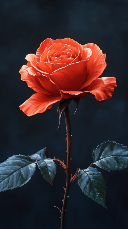 Red Rose HD Flowers Wallpaper