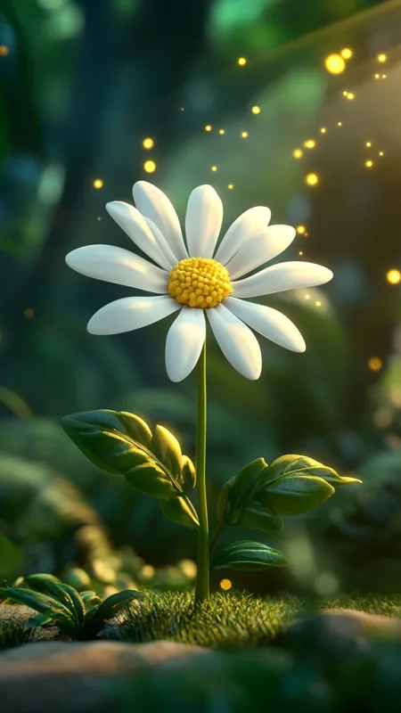 Flowers White Daisy Plant Wallpaper