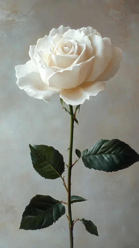 White Rose HD Flowers Wallpaper