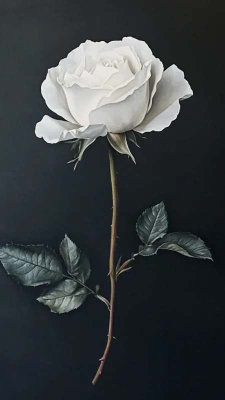 White Rose HD Flowers Wallpaper