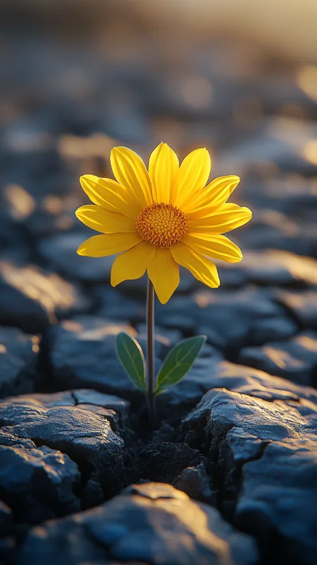 Flowers Yellow Wallpaper