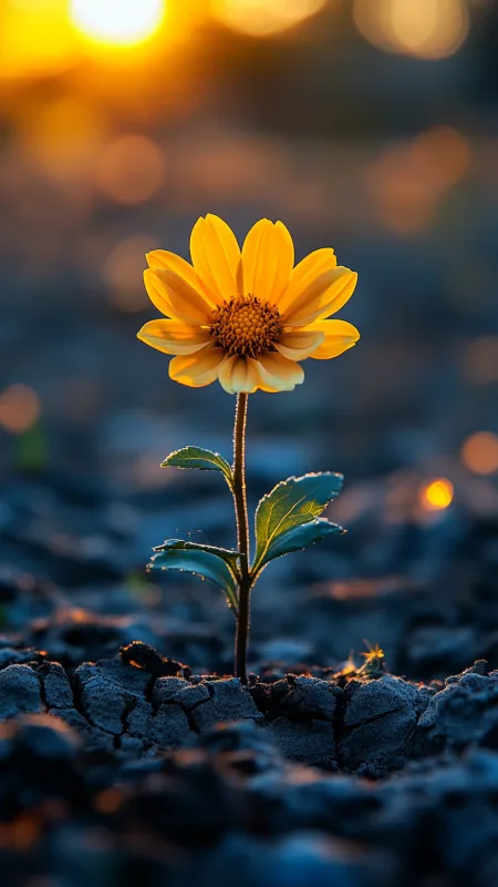 Flowers Yellow Wallpaper