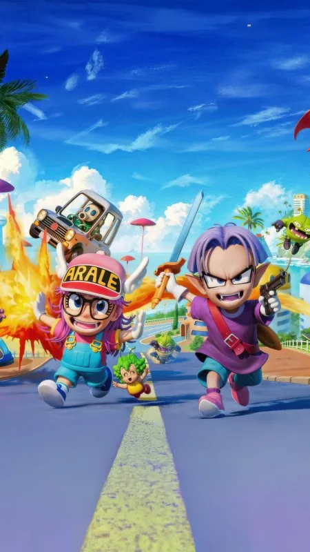 Ackman X Dr Slump Game HD Gaming Wallpaper