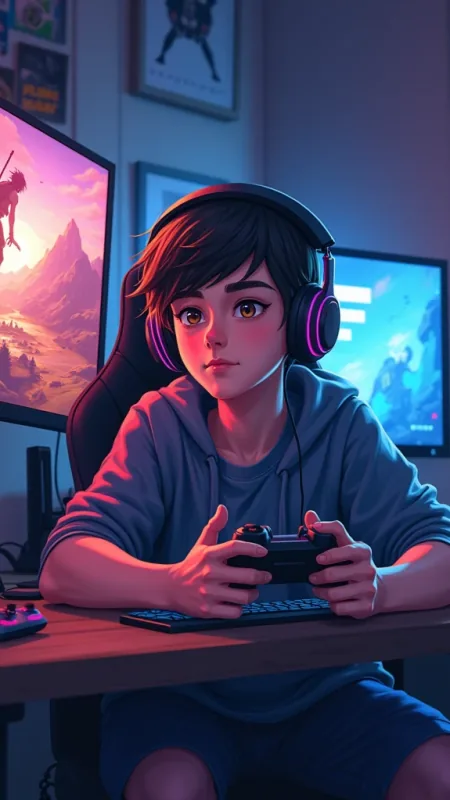 Gaming Boy Wallpaper