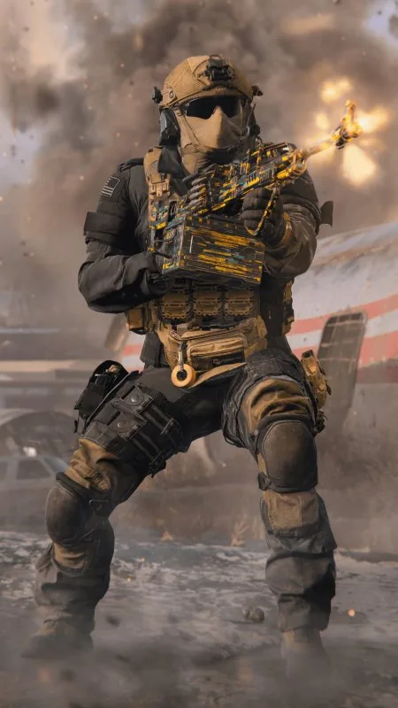 Call Of Duty Modern Warfare Gamer Gaming Wallpaper
