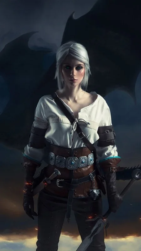Ciri The Witcher Gamer Gaming Wallpaper