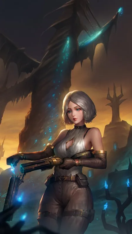 Crystal Vanguard Game Girl Gaming Wallpaper