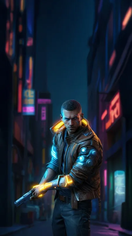 Cyber V Cyberpunk 2077 Game HD Gaming Wallpaper