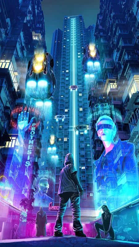 Gaming Cybernight Watchers Wallpaper
