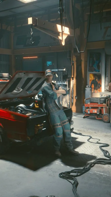 Gaming Cyberpunk 2077 Garage Wallpaper
