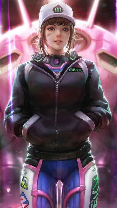 Gaming Dva Meka Game Wallpaper