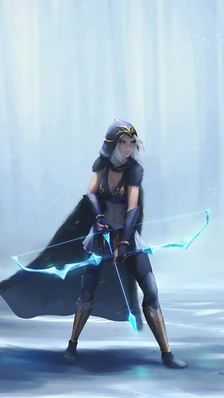 Gaming Fanart Of Ashe From League Wallpaper