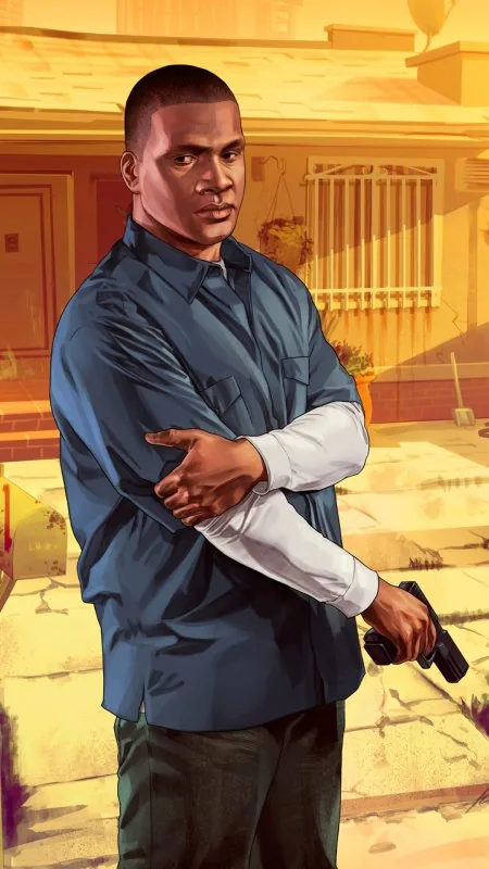 Franklin Gta V Gaming Wallpaper