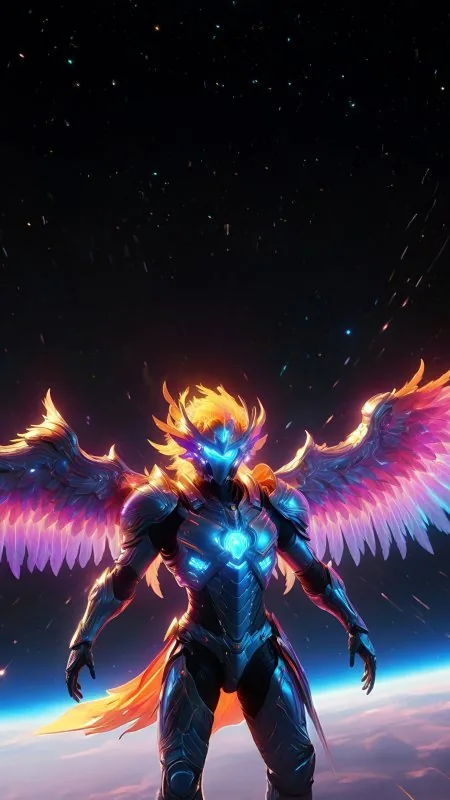 Futuristic Galactic Sentinel Game Gaming Wallpaper