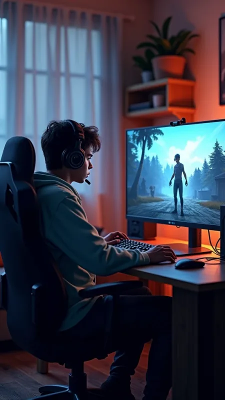 Gaming Gamer Boy Wallpaper