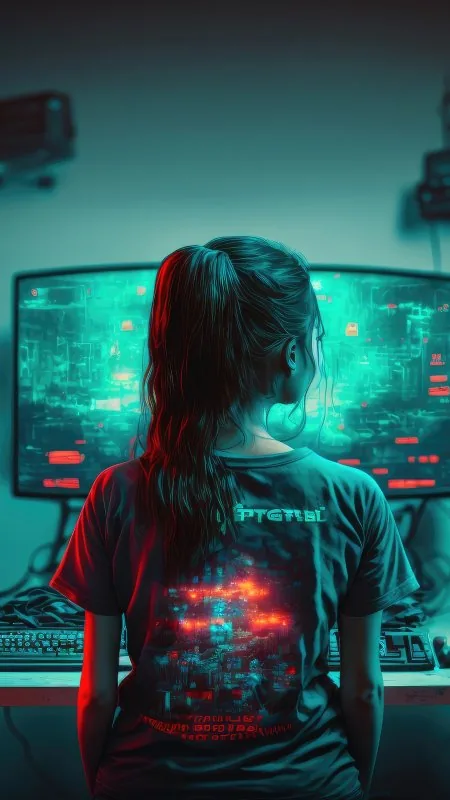 Gaming Gamer Girl Wallpaper
