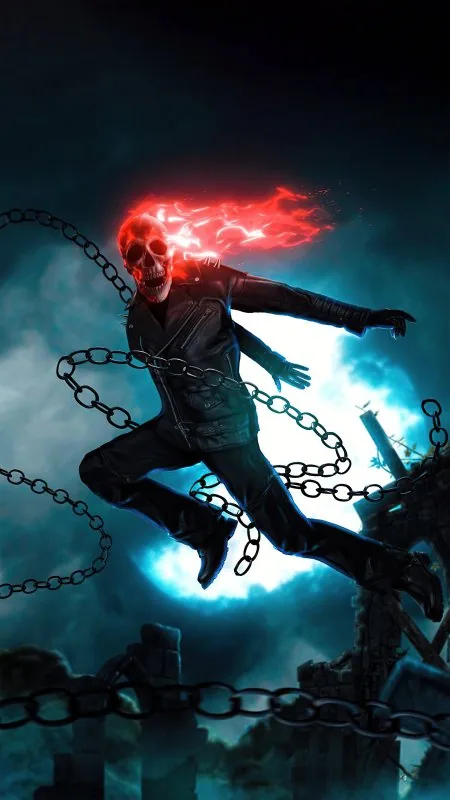 Ghost Rider Gaming Phone Wallpaper