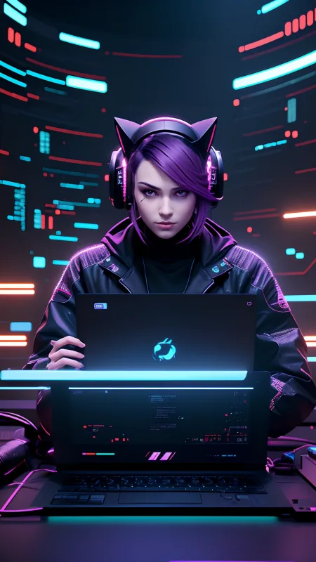 Gaming Girl HD Wallpaper