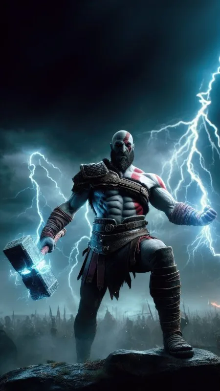 God Kratos Ascension Game HD Gaming Wallpaper