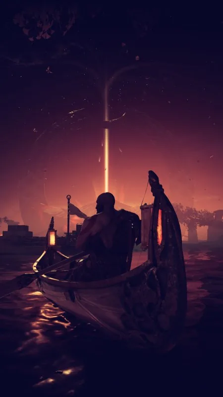 God Of War Gaming Cool Art Phone Wallpaper