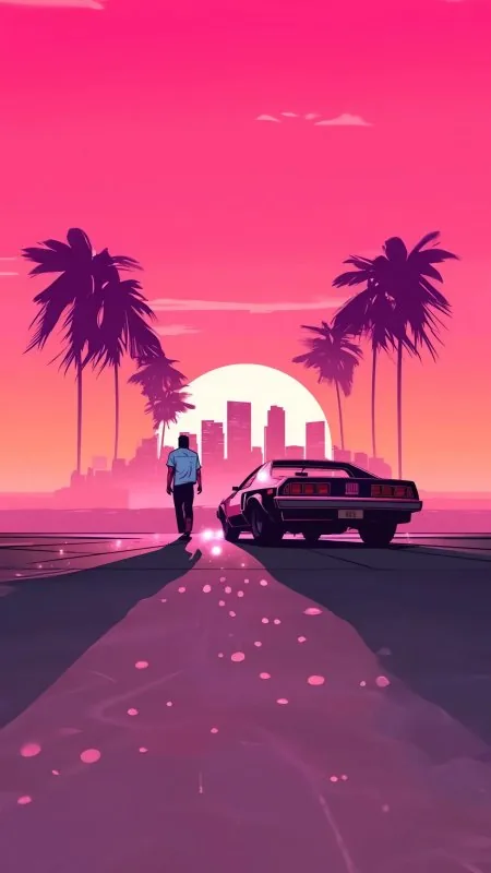 Grand Theft Auto Vice City Game Gaming Wallpaper