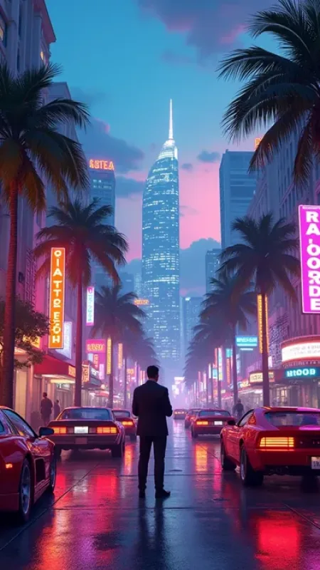 Gaming Gta Game City Wallpaper