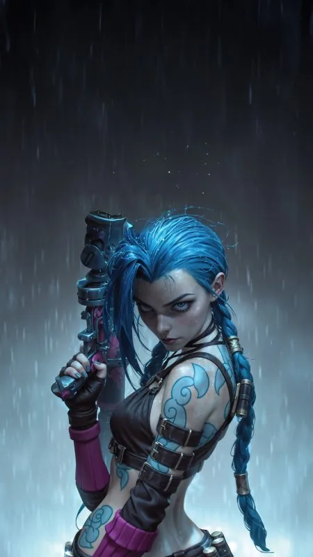 Jinx A League Of Legends Game HD Gaming Wallpaper