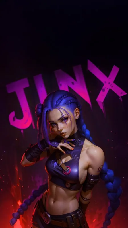 Jinx The Queen Of Mayhem Game Gaming Wallpaper