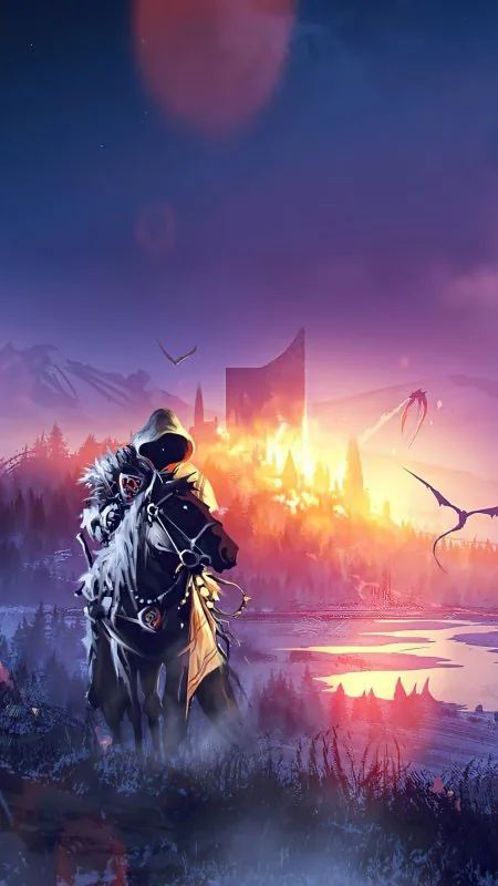 Knight With No Face On Horse Game Gaming Wallpaper