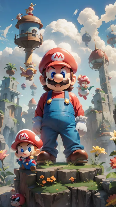 Mario Game HD Gaming Wallpaper