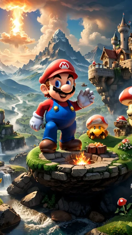 Mario Game HD Gaming Wallpaper