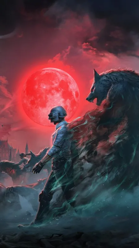 Gaming Pubg Blood Moon Wallpaper