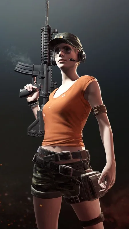 Gaming Pubg Girl Wallpaper