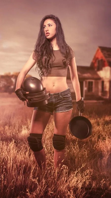 Gaming Pubg Girl Wallpaper