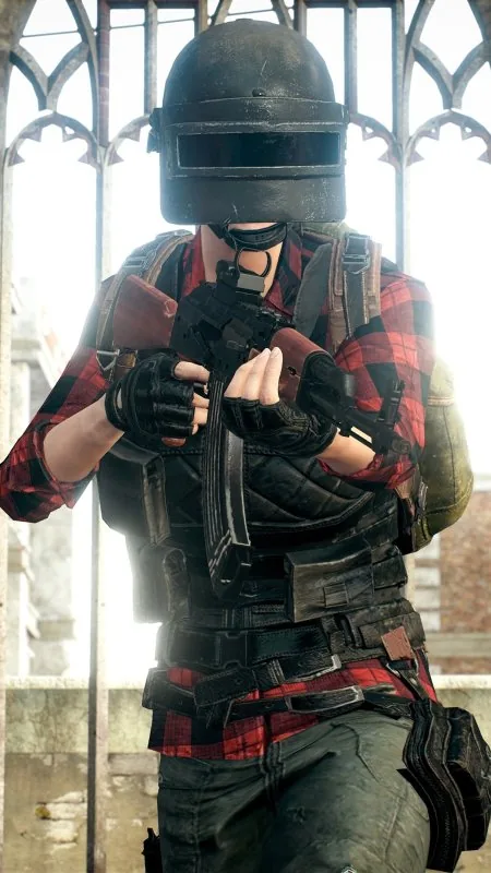 Gaming Pubg Helmet Man Wallpaper