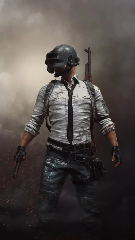 Gaming Pubg Helmet Man Wallpaper