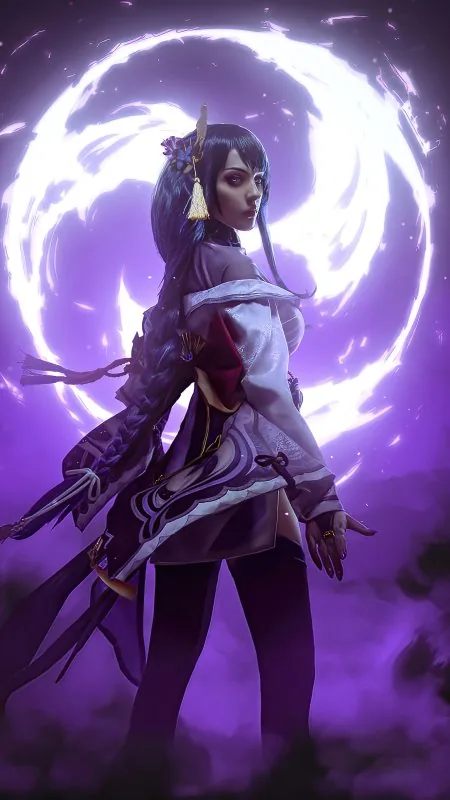Gaming Raideni Genshinimpact Cosplay Game Wallpaper