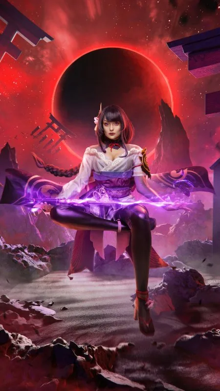 Raideni Genshinimpact Cosplay Game HD Gaming Wallpaper