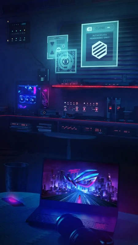 Gaming Room Phone Wallpaper