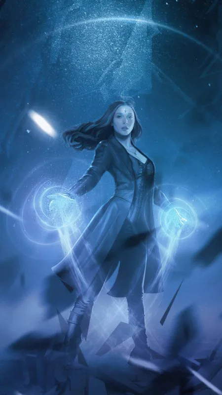 Gaming Scarlet Witch Cool Wandavision Wallpaper