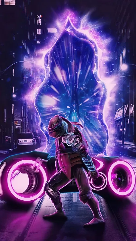 Scifi Tmnt Tron Bike HD Gaming Wallpaper