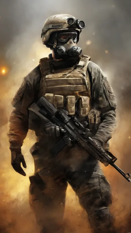 Gaming Soldier Warrior Game Wallpaper