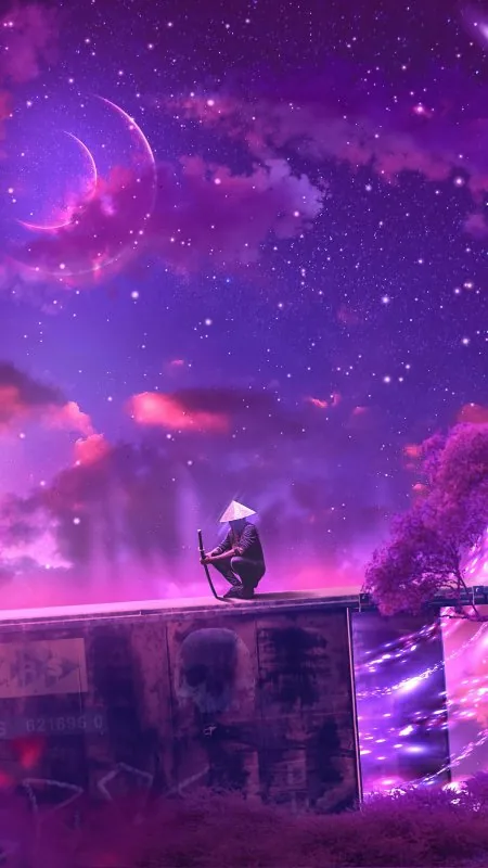Starlight Warrior HD Gaming Wallpaper