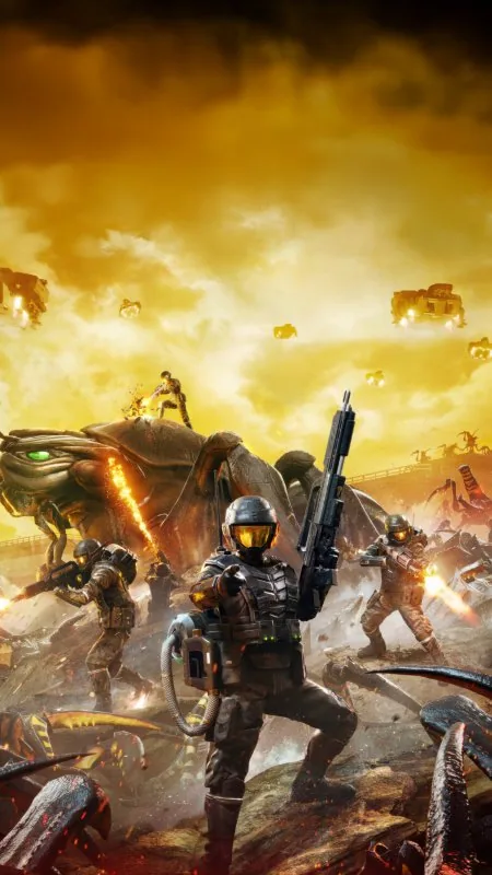 Starship Troopers Extermination Game Gaming Wallpaper