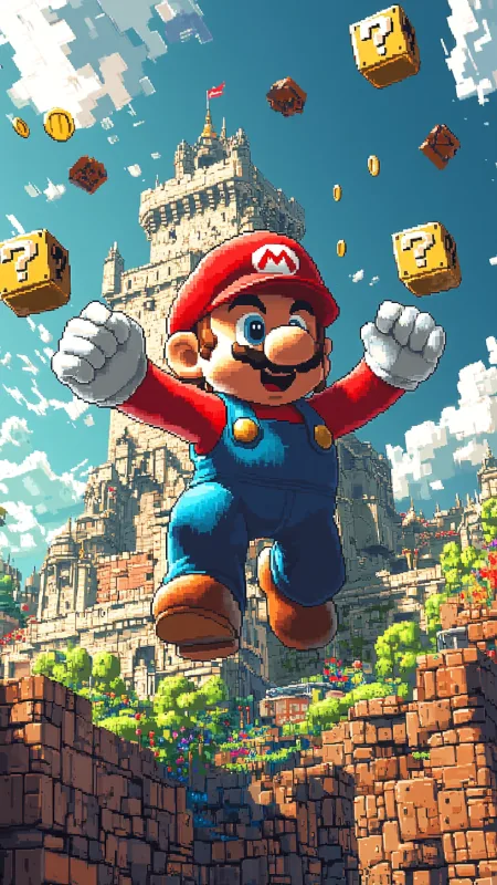 Super Mario Game Gaming Wallpaper