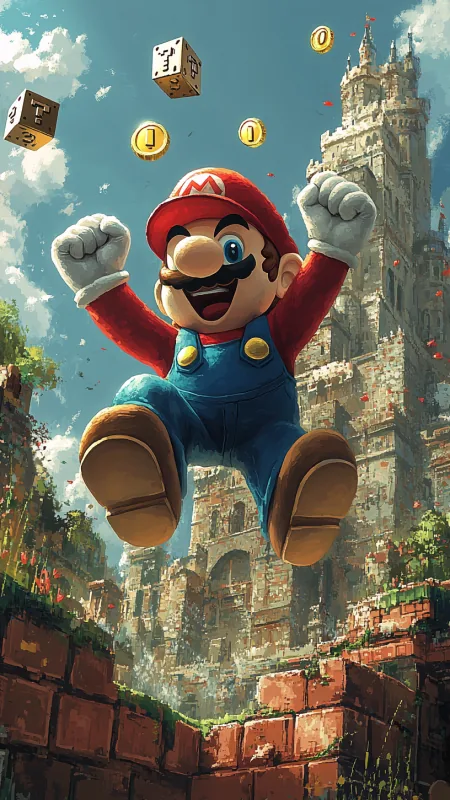 Super Mario Game Gaming Wallpaper